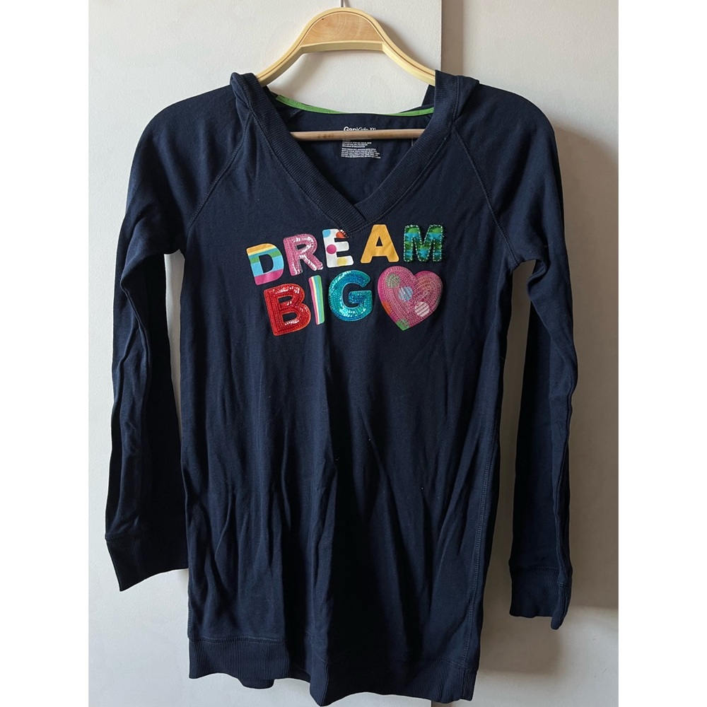 NWT GAP Dream Big Kids Shirt - Black
